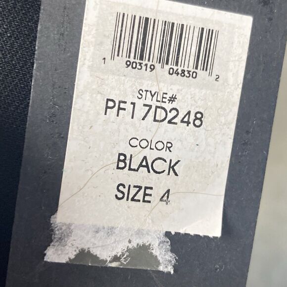 Rachel Zoe Dress Womens 4 Black Bixley Pearl Collar Crepe Mini Cold Shoudler - Picture 9 of 12